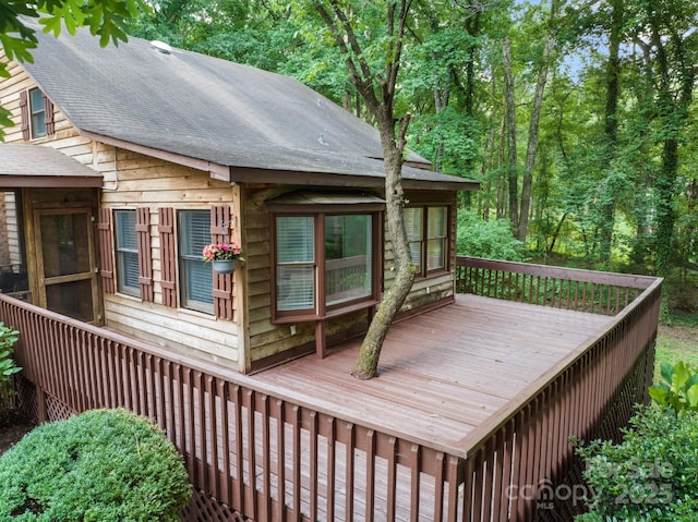715 White Oaks Cir, Monroe, NC 28110 - view of wooden terrace