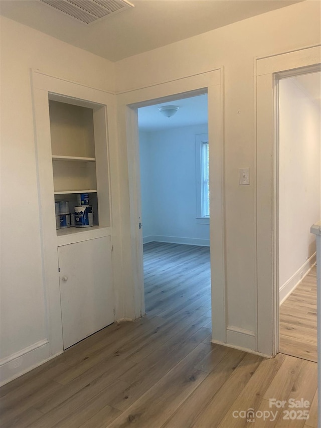 659 Annafrel St, Rock Hill, SC 29730 - hallway with wood finished floors and built in shelves