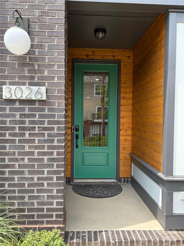 3026 Kalex Ct, Charlotte, NC 28204 - property entrance with brick siding