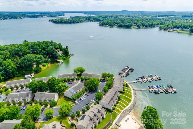 14053 Queens Harbor Rd, Charlotte, NC 28278 - bird's eye view of a nearby body of water