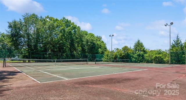 14053 Queens Harbor Rd, Charlotte, NC 28278 - view of tennis court