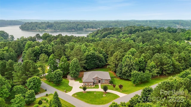 106 Pier Point Dr, Stony Point, NC 28678 - aerial view of property and surrounding area featuring a nearby body of water