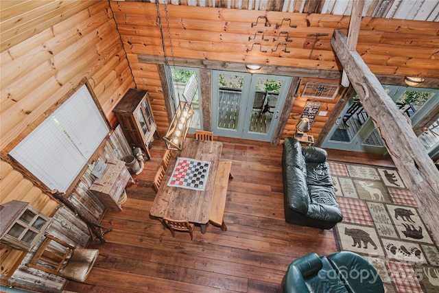 1145 Eagles Roost Rd, Bryson City, NC 28713 - living area featuring wood-type flooring