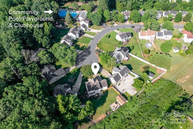 5104 Timbertop Ln, Charlotte, NC 28215 - aerial view of property's location featuring nearby suburban area