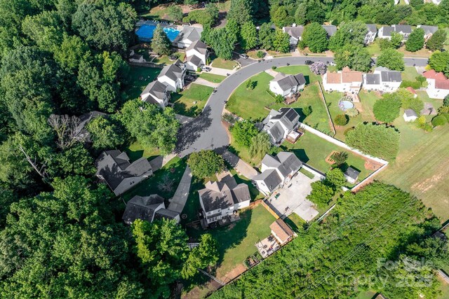 5104 Timbertop Ln, Charlotte, NC 28215 - aerial overview of property's location with nearby suburban area