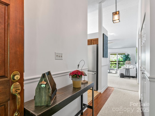 305 Piney Mountain Dr Unit B3, Asheville, NC 28805 - corridor featuring wood finished floors