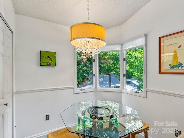 305 Piney Mountain Dr Unit B3, Asheville, NC 28805 - dining room with a textured ceiling and baseboards