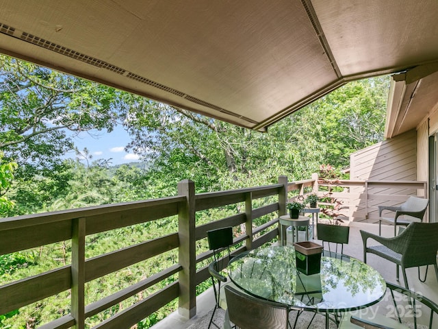 305 Piney Mountain Dr Unit B3, Asheville, NC 28805 - view of balcony