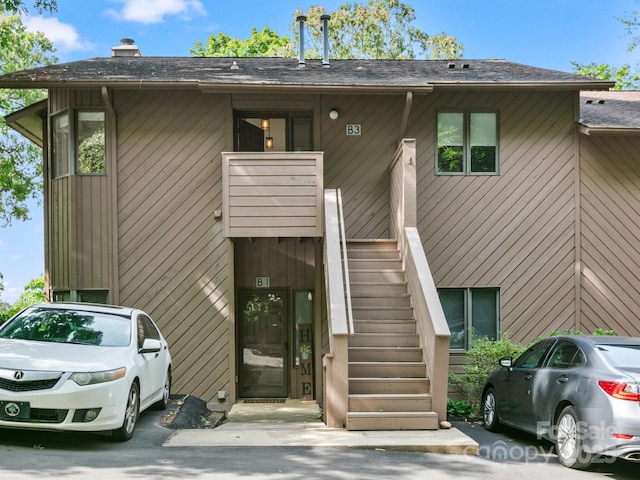 305 Piney Mountain Dr Unit B3, Asheville, NC 28805 - property entrance with a chimney