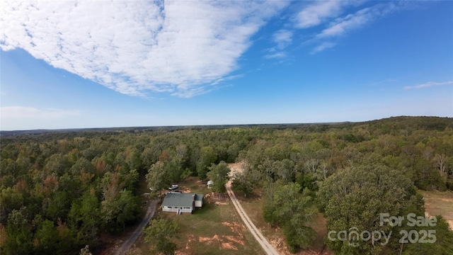 3330 Clinzo Feemster Rd, Hickory Grove, SC 29717 - view of subject property with a heavily wooded area