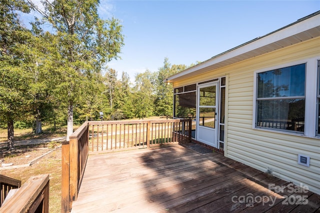 3330 Clinzo Feemster Rd, Hickory Grove, SC 29717 - view of wooden deck