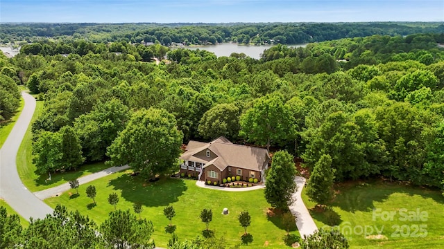 234 Rivercliff Dr, Stony Point, NC 28678 - view of subject property featuring a forest and a nearby body of water