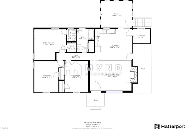4308 Pinto Ln, Gastonia, NC 28052 - view of room layout