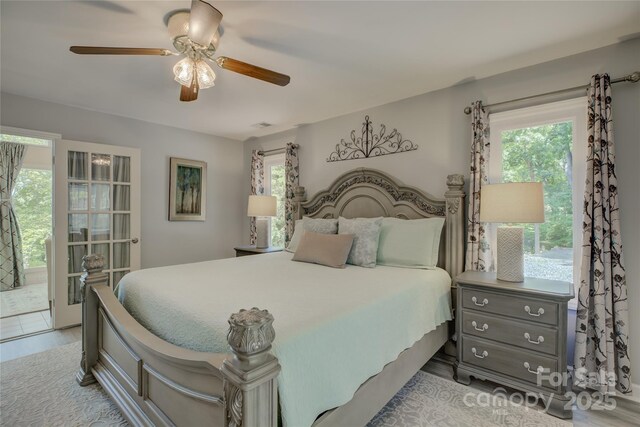18205 Royal Oak Rd, Charlotte, NC 28278 - bedroom featuring ceiling fan