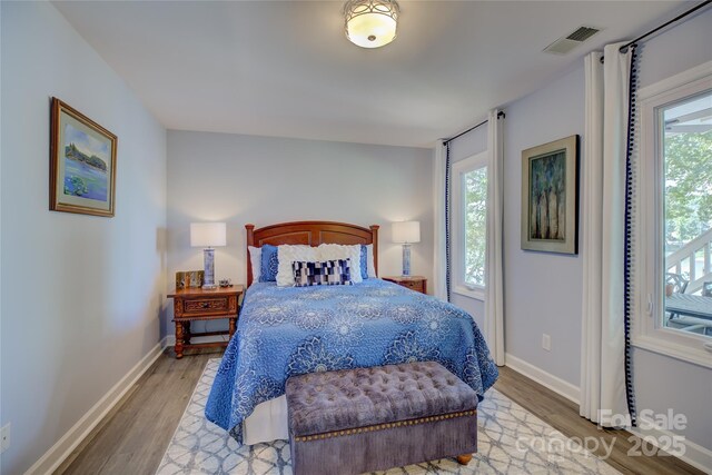 18205 Royal Oak Rd, Charlotte, NC 28278 - bedroom with wood finished floors