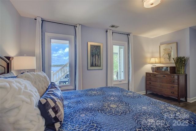 18205 Royal Oak Rd, Charlotte, NC 28278 - bedroom featuring wood finished floors and baseboards
