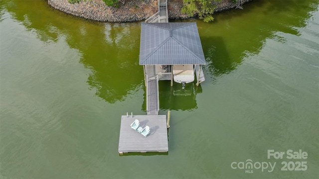 18205 Royal Oak Rd, Charlotte, NC 28278 - dock featuring a water view