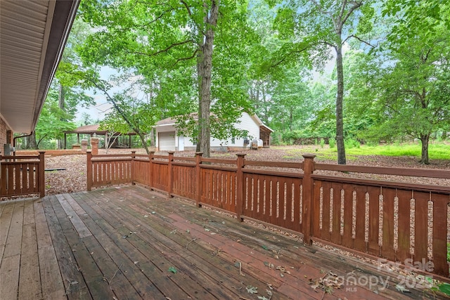 3985 Well Rd, Mint Hill, NC 28227 - view of wooden deck