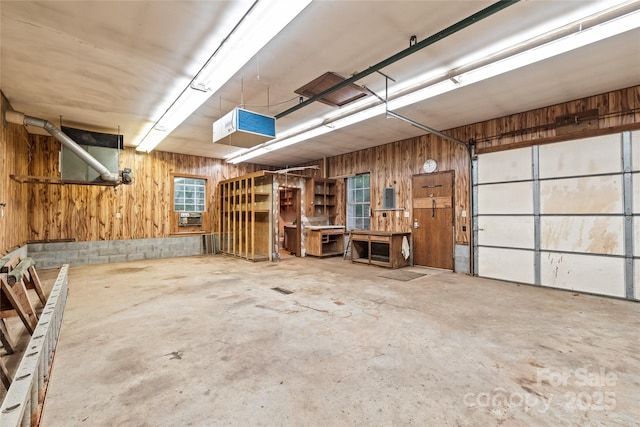 3985 Well Rd, Mint Hill, NC 28227 - garage with wood walls