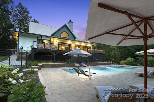231 Bible School Rd, Lake Lure, NC 28746 - view of pool with a patio area and stairs