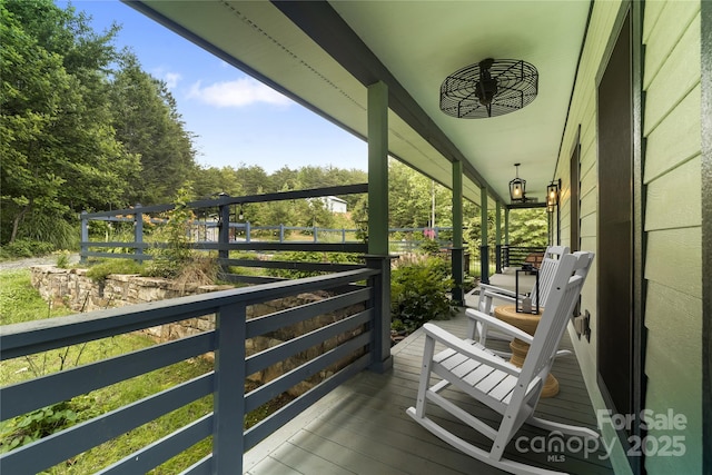 231 Bible School Rd, Lake Lure, NC 28746 - view of porch