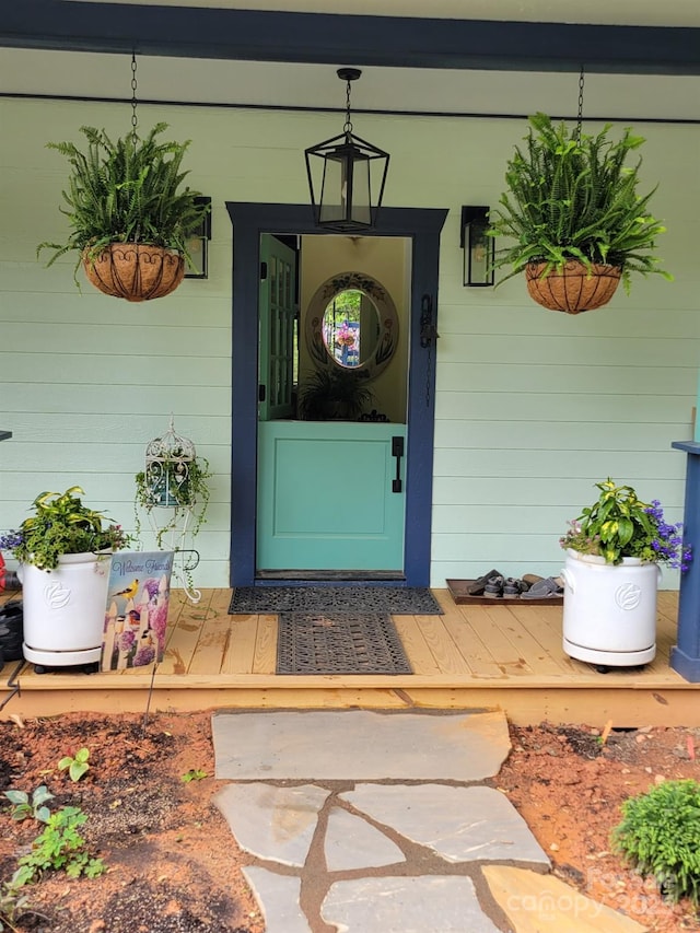 231 Bible School Rd, Lake Lure, NC 28746 - view of exterior entry with covered porch