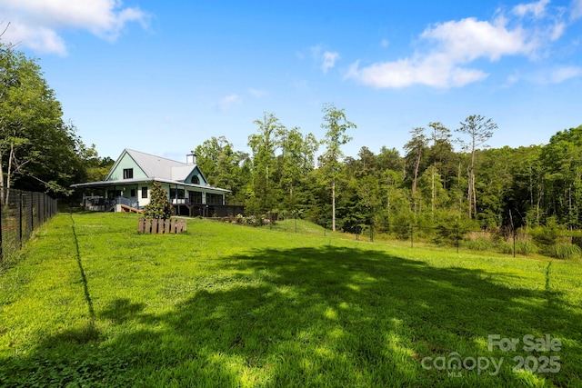 231 Bible School Rd, Lake Lure, NC 28746 - view of yard featuring a wooded view