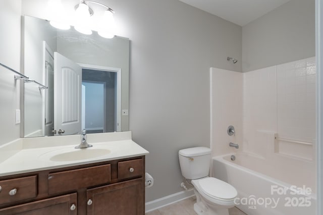 11922 Kimberfield Rd, Matthews, NC 28105 - full bath with vanity, shower / bathtub combination, and tile patterned floors