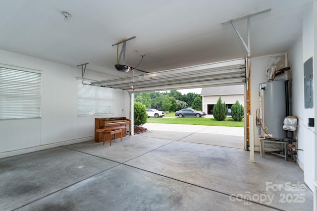 11922 Kimberfield Rd, Matthews, NC 28105 - garage with water heater and a garage door opener