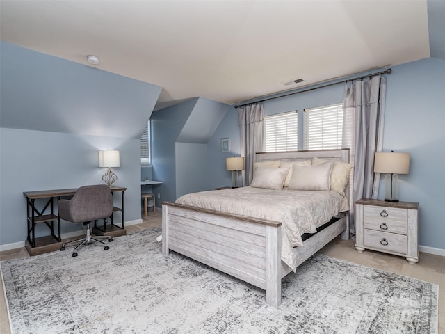 7700 Antique Cir, Waxhaw, NC 28173 - carpeted bedroom with lofted ceiling and baseboards