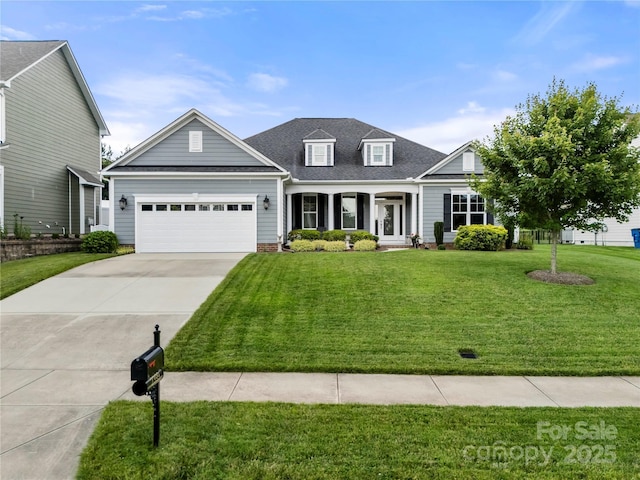 2399 Ashbourne Pl SE, Concord, NC 28025 - traditional-style house with an attached garage, a front lawn, concrete driveway, and roof with shingles