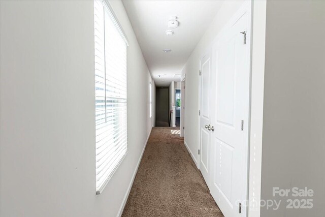 11965 Hambright Rd, Huntersville, NC 28078 - hallway featuring carpet floors and baseboards