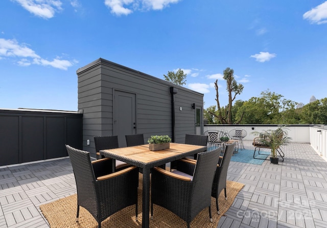 209 Keswick Ave, Charlotte, NC 28206 - view of patio / terrace with outdoor dining space