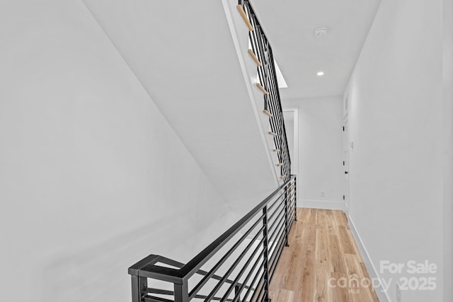 209 Keswick Ave, Charlotte, NC 28206 - corridor with light wood-style flooring and recessed lighting