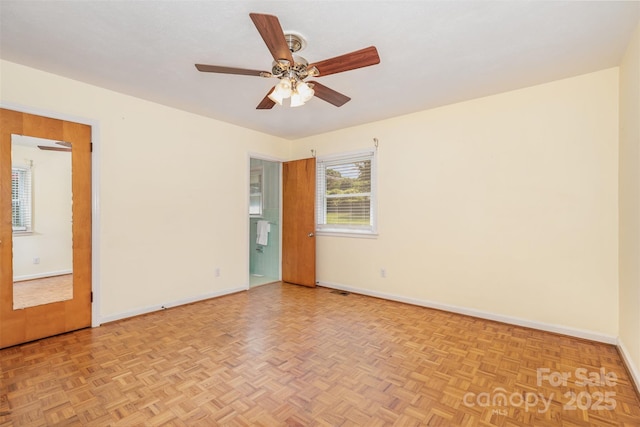 1925 Montclair Ave, Gastonia, NC 28054 - spare room with baseboards and ceiling fan