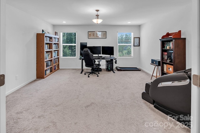 171 Old Harbor Dr, Mount Gilead, NC 27306 - carpeted office space with healthy amount of natural light and recessed lighting