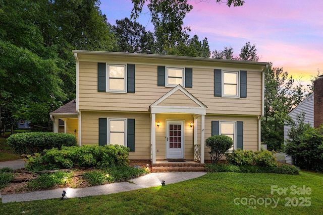 906 Wishing Well Ln, Charlotte, NC 28270 - colonial home with a front yard