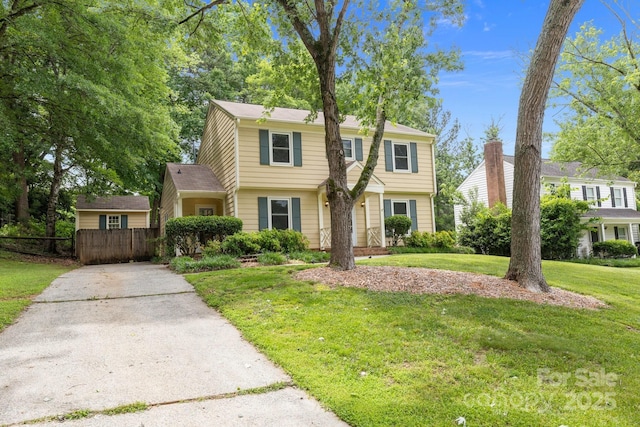 906 Wishing Well Ln, Charlotte, NC 28270 - colonial-style house featuring driveway