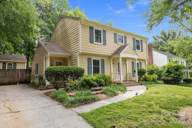 906 Wishing Well Ln, Charlotte, NC 28270 - view of colonial-style house
