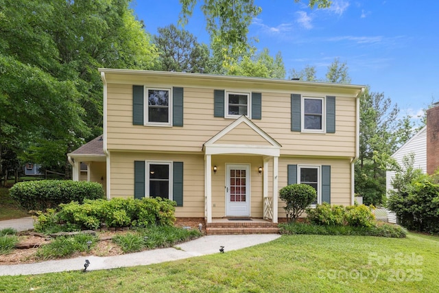 906 Wishing Well Ln, Charlotte, NC 28270 - colonial home with a front yard
