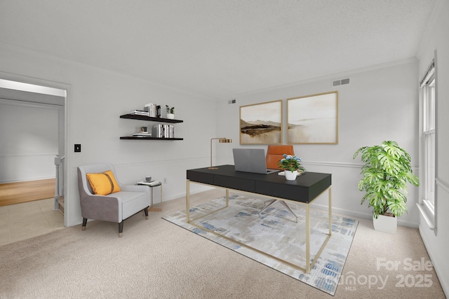 906 Wishing Well Ln, Charlotte, NC 28270 - carpeted home office featuring baseboards