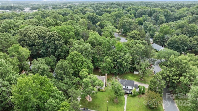 906 Wishing Well Ln, Charlotte, NC 28270 - aerial overview of property's location featuring a forest
