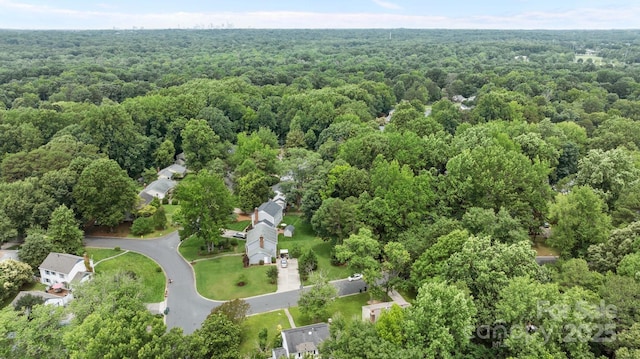 906 Wishing Well Ln, Charlotte, NC 28270 - aerial overview of property's location featuring a forest