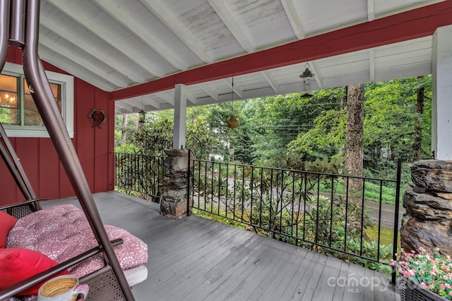 60 Meeks Rd, Black Mountain, NC 28711 - view of wooden deck