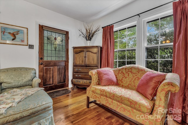 60 Meeks Rd, Black Mountain, NC 28711 - sitting room with wood finished floors