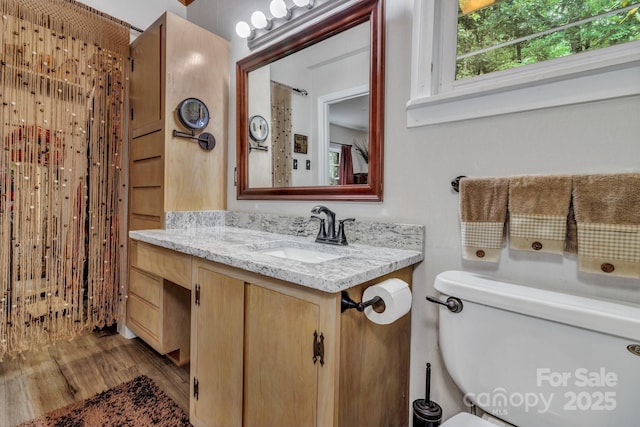 60 Meeks Rd, Black Mountain, NC 28711 - bathroom with vanity and wood finished floors