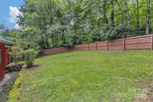 60 Meeks Rd, Black Mountain, NC 28711 - view of fenced backyard