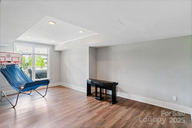 1032 Spyglass Ln, Waxhaw, NC 28173 - living area with wood finished floors and recessed lighting