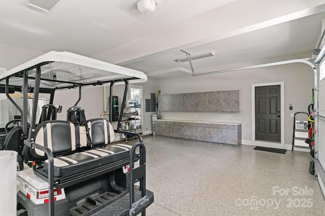 1032 Spyglass Ln, Waxhaw, NC 28173 - garage with baseboards and electric panel