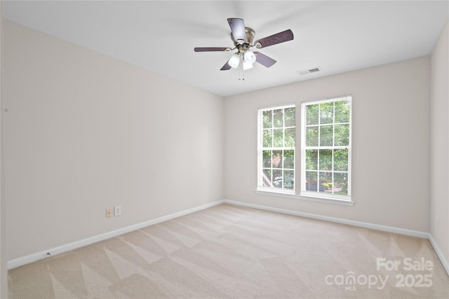 6803 Augustine Way, Charlotte, NC 28270 - carpeted empty room featuring baseboards and ceiling fan